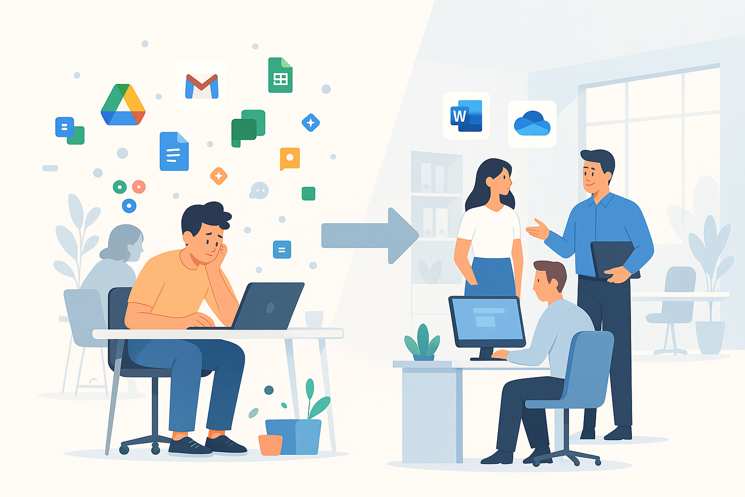 From Google to Microsoft 365: How to Migrate Without Losing Your Mind